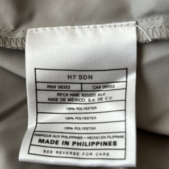 Nike Golf Swoosh Light Windbreaker Jacket Sportswear Khaki Mens Size XL - Picture 13 of 15